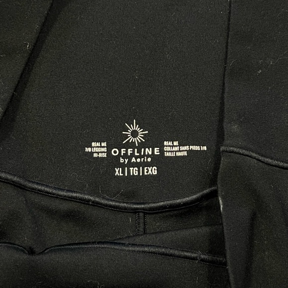 Aerie Black Leggings - Picture 2 of 4